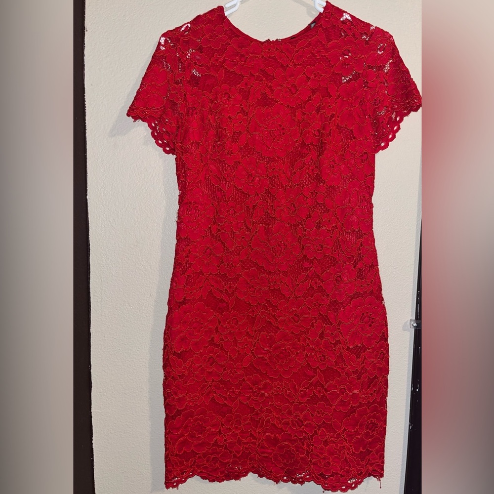 RALPH LAUREN Midi Lace Dress